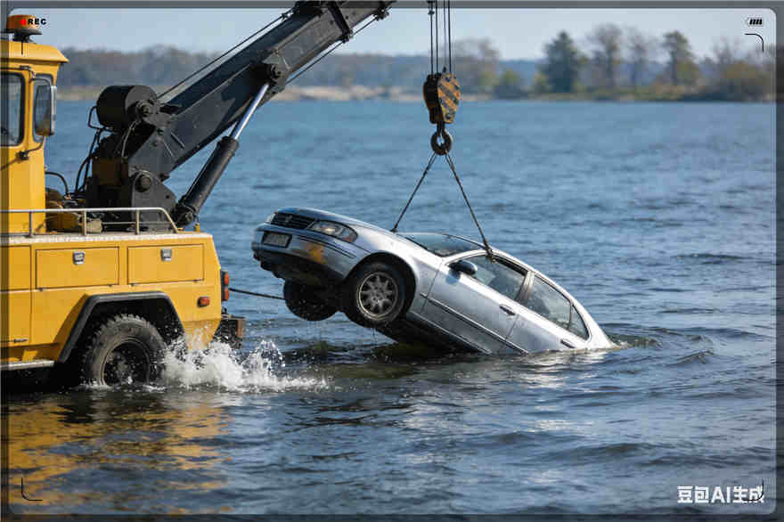 镇原吊车救援电话【案例】